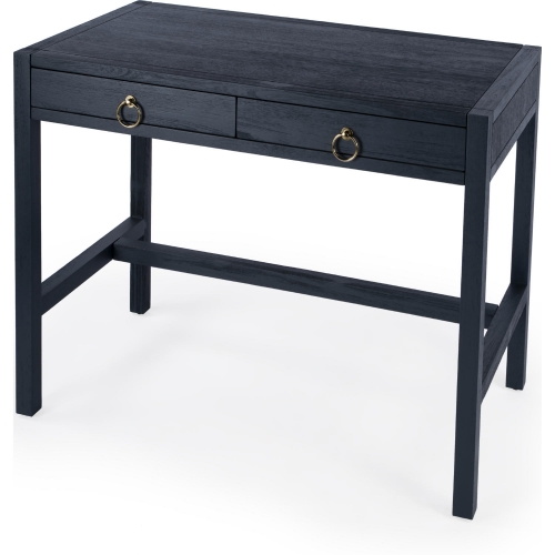 Lark Desk in Navy Blue Finish Wood