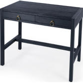 Lark Desk in Navy Blue Finish Wood