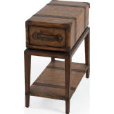 Vasco Side Table in Old World Map