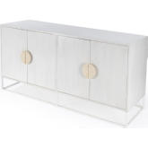 Lennasa 4 Drawers Sideboard in White Wood