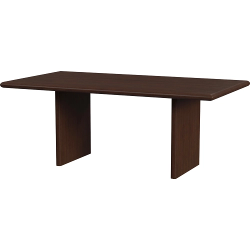 Halmstad 74" Dining Table in Brown Finish Wood