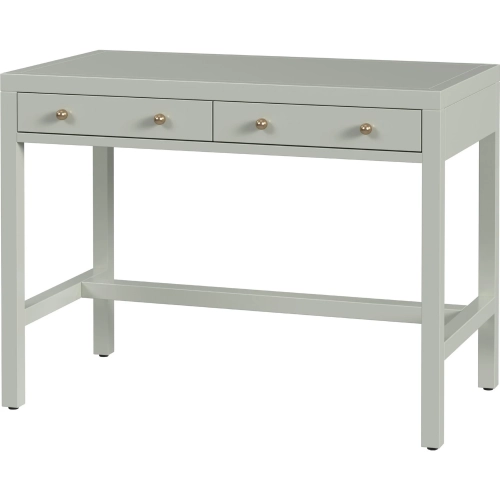 Nora 40" 2 Drawer Writing Desk in Sage Green Wood