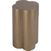 Colmar Clover Shape End Table in Aluminum