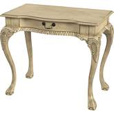 Dupree 33" Writing Desk in Beige Vintage Oak Finish Wood