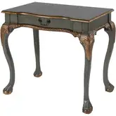 Dupree 35" 1-Drawer Writing Desk in Distressed Pastel Green