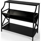 Keats Library Bookcase in Black Iron