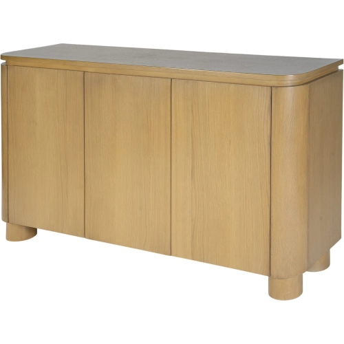 Genoa 60" Sideboard in Light Oak Finish Wood
