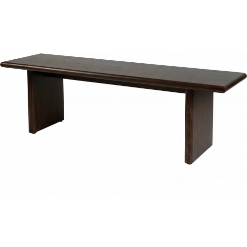 Halmstad 64" Dining Bench in Brown Finish Wood