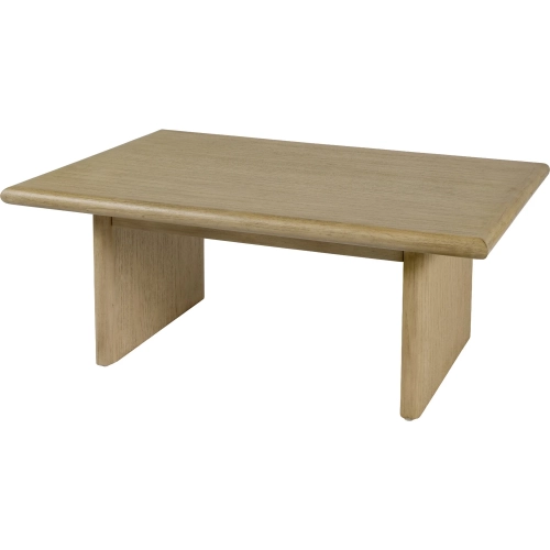 Halmstad 42" Coffee Table in Light Brown Finish Wood