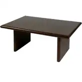 Halmstad 42" Coffee Table in Brown Finish Wood