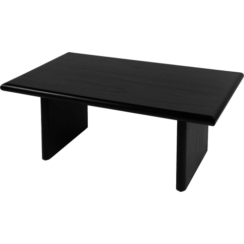 Halmstad 42" Coffee Table in Black Finish Wood