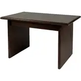 Halmstad 50" 1-Drawer Writing Desk in Brown Finish Wood