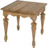 Chelsea Outdoor 23" Square End Table in Natural Teak Wood