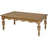 Chelsea Outdoor 48" Coffee Table in Natural Teak Wood