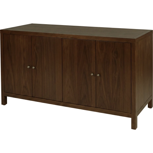 Nora 60" Sideboard in Walnut Brown Finish Wood