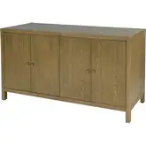 Nora 60" Sideboard in Light Brown Finish Wood