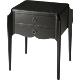 Wilshire Black Licorice Accent Table