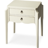 Wilshire Glossy White Accent Table