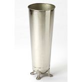 Tanguay Umbrella Stand in Polished Silver Iron