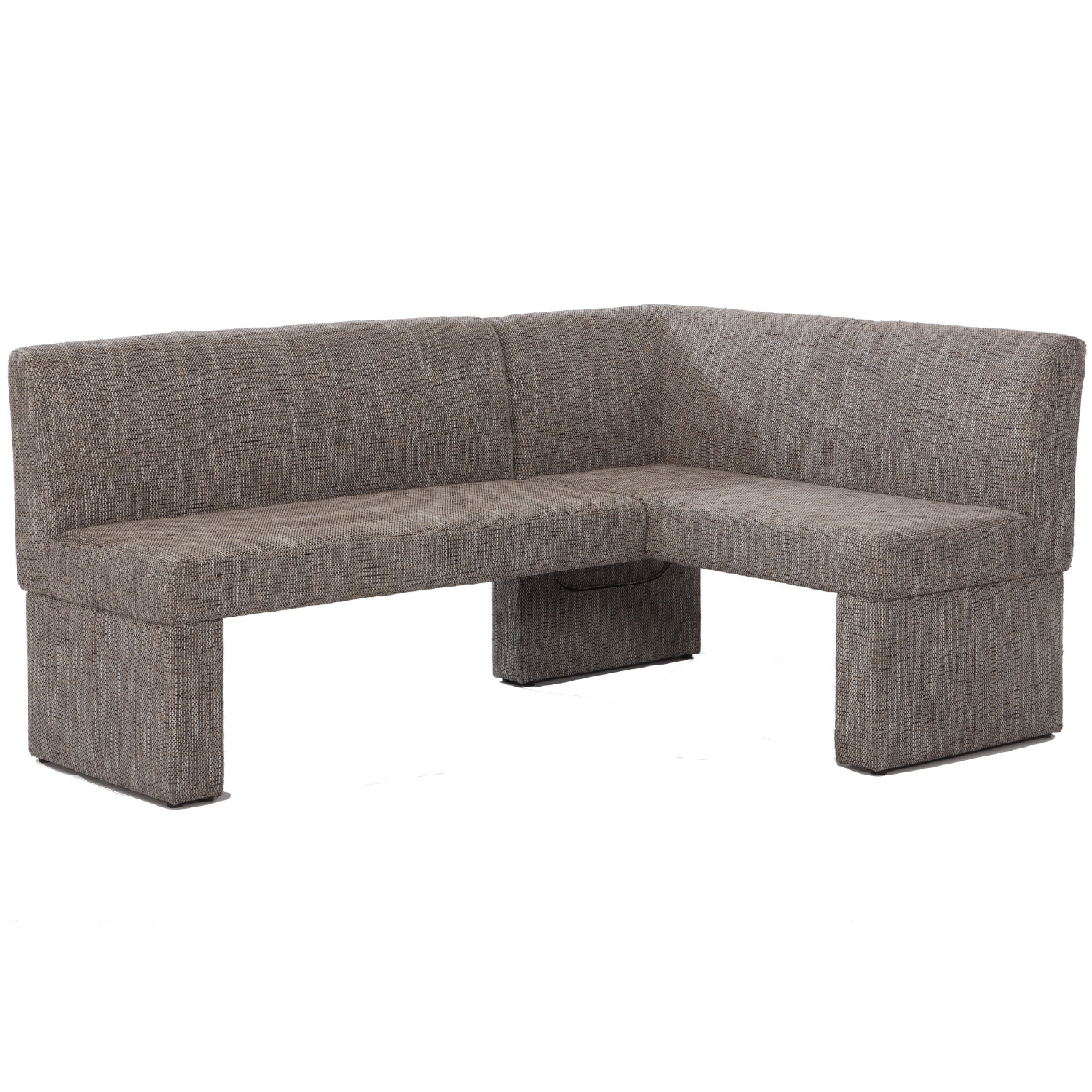 Labrenda Fully Upholstered Nook in Neutral Weave Fabric