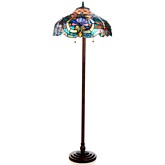 Lydia Tiffany Style 2 Light Victorian Floor Lamp