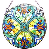 Liaison Tiffany Glass Victorian Window Panel