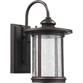 Cole Transitional LED Rubbed Bronze Outdoor Wall Sconce 13"H
