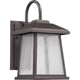 Frontier Transitional LED Rubbed Bronze Outdoor Wall Sconce 12"H