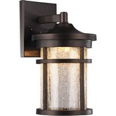 Frontier Transitional LED Rubbed Bronze Outdoor Wall Sconce 11"H