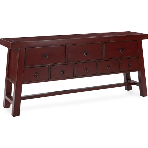 Hollyn Console Table in Distressed Reclaimed Pine