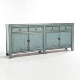 Libbit Sideboard in Vintage Sage Finish Reclaimed Pine