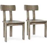 Sedia Dining Chair Ash Natural Mango Wood (Set of 2)