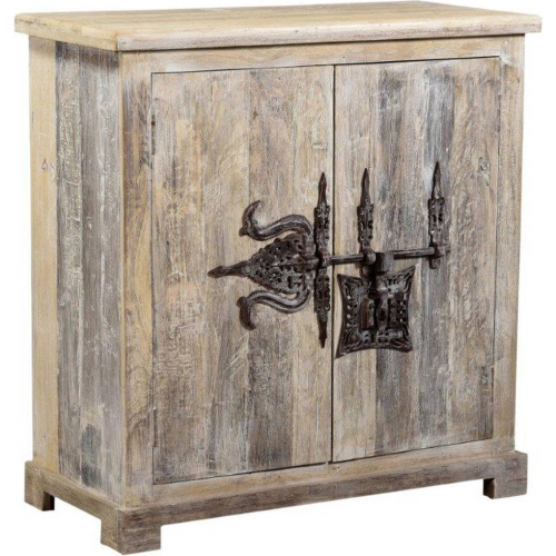 Castillo 2 Door Sideboard in Antique White Mixed Reclaimed Wood
