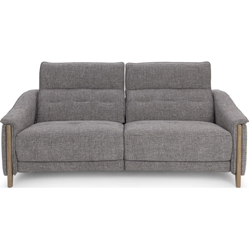 Cullman Power Recline Sofa in Shellstone Fabric & Wood