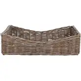 Kubu 35.80" Basket in Gray Kubu Rattan