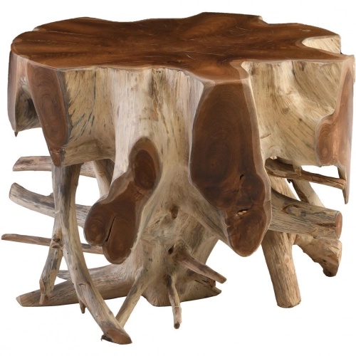 Groot Accent Table in Teak Wood