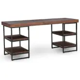 Morella Desk in Reclaimed Pine & Black Iron