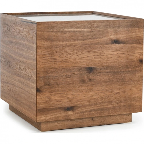 Santa Barbara 26" End Table in Oak Wood