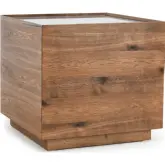 Santa Barbara 26" End Table in Oak Wood