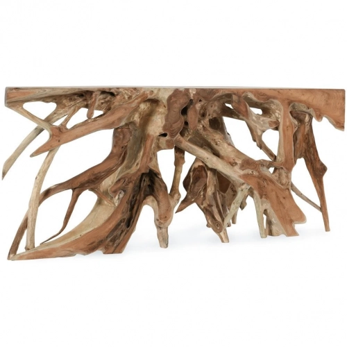 Cypress 70 to 71" Console Table in Natural Teak Root