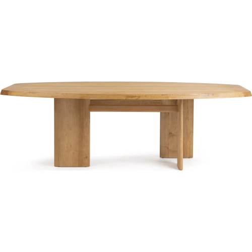 Sorento 94" Dining Table Saltair Natural Finish Oak