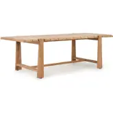 Aston 94" Outdoor Dining Table Natural