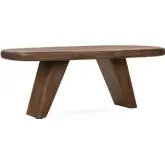 Harvey Desk in Chestnut Solid Acacia Wood