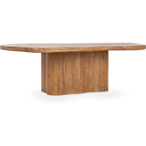 Alvaro 65" Dining Table in Golden Wheat Solid Acacia Wood