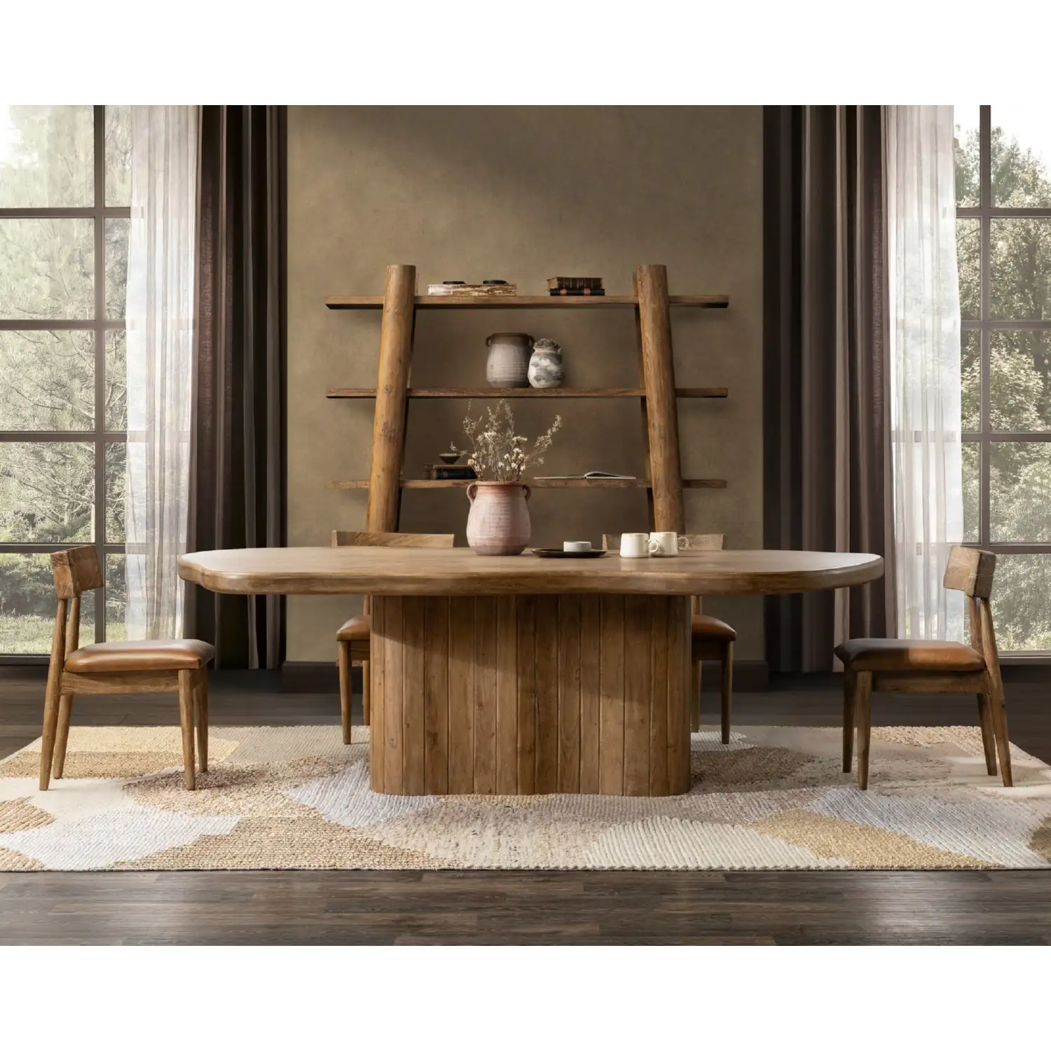 Alvaro 65" Dining Table - Thumbnail 4