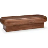 Craig Coffee Table in Rounded Acacia Wood