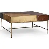 Mesa Coffee Table in Hand Crafted Rustic Canyon Iron