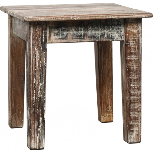 Adirondack End Table in Distressed Reclaimed Wood