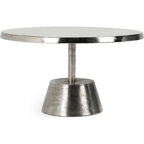 Ariel Coffee Table in Mother of Pearl & Silver