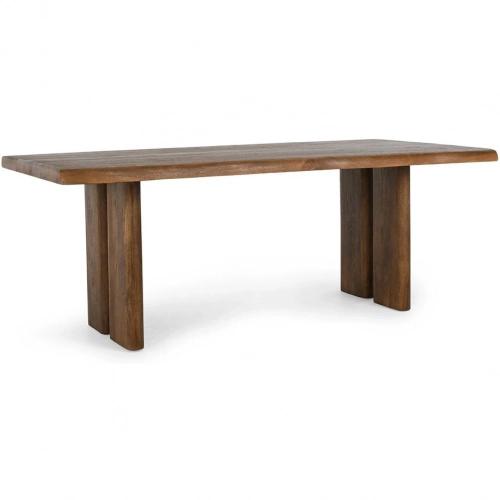 Holmes 80" Dining Table in Brown Finish Mango Wood